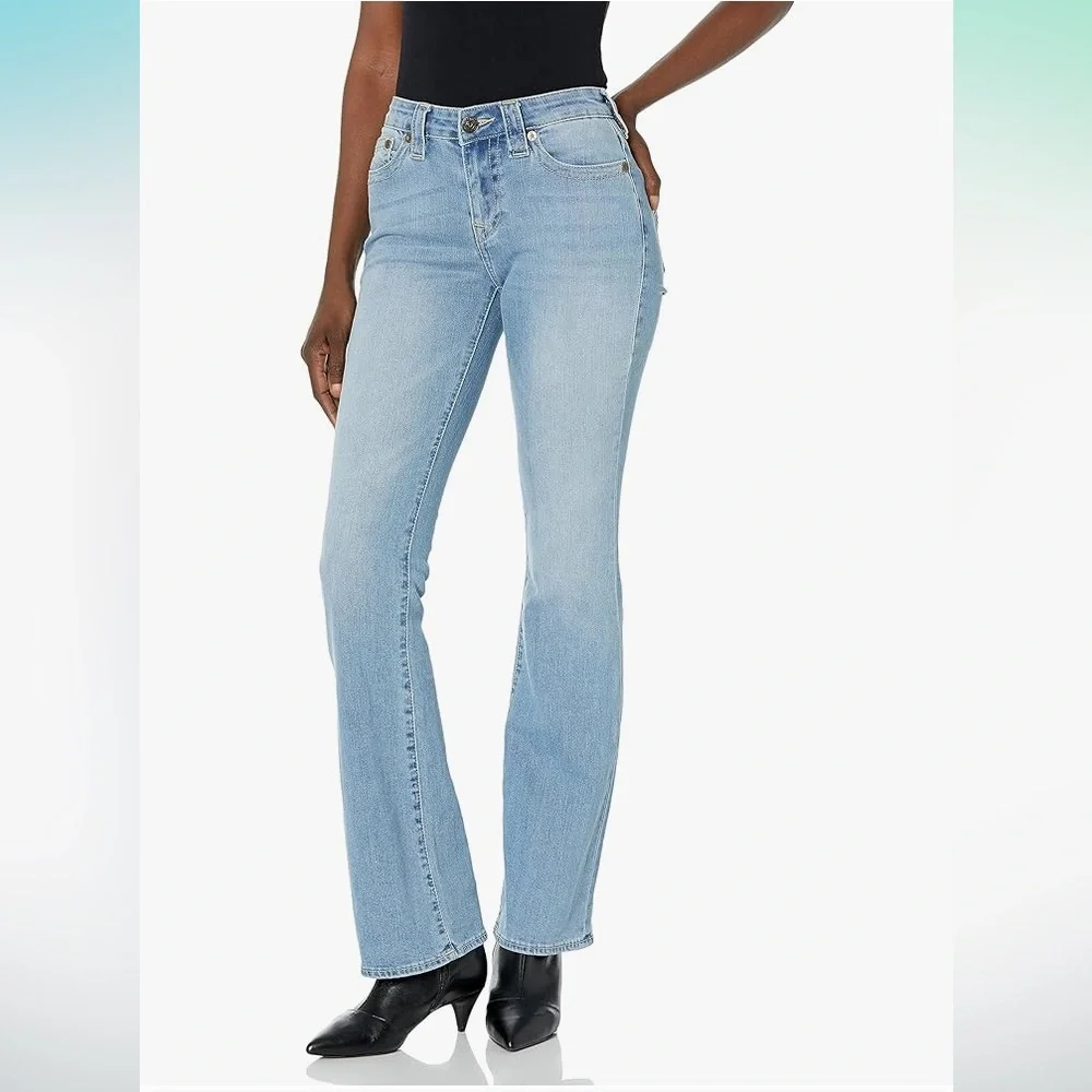 NWT True Religion Becca, mid rise bootcut, light refresh wash, size 29. - Picture 1 of 9